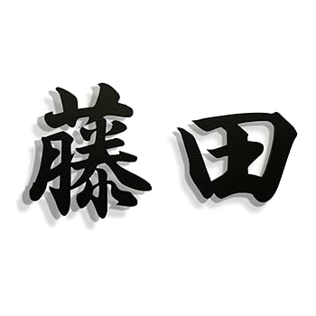 Amazon.co.jp: artmark ステンレス 切り文字 表札 漢字タイプ